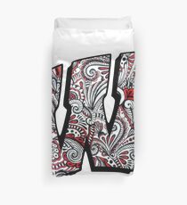 University of Wisconsin Doodle Logo Duvet Cover