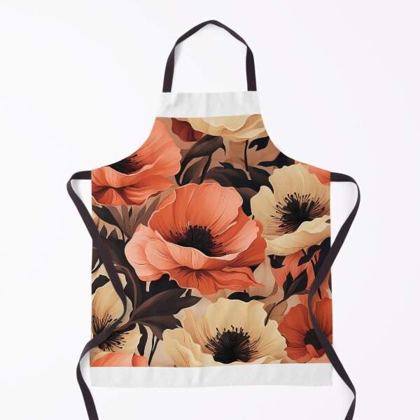 Item preview, Poppy Tile 27: Crimson Whispers in a Field of Silk, Black-Eyed Beauties in Sun-Kissed Tissue Paper. designed and sold by TheBrainArt.