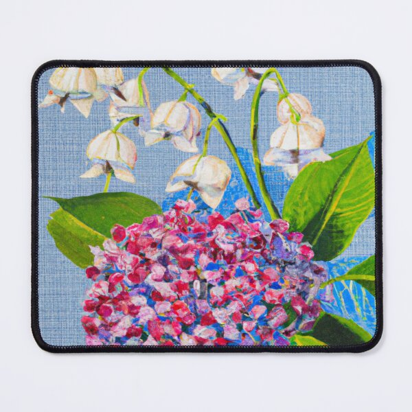 Item preview, Tranquility Blooms: Hydrangeas and Convallaria May Flowers" designed and sold by jackbermess.