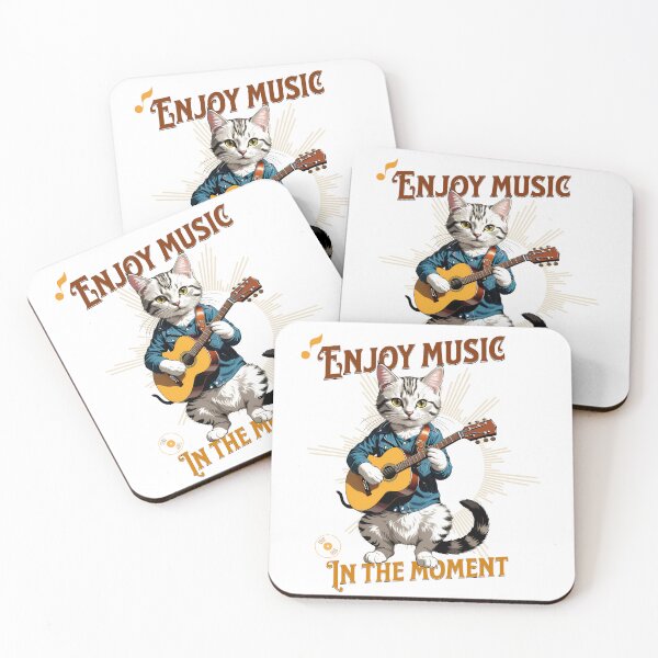 Item preview, Always Melodies: Retro Cat on Digital Vinyl designed and sold by Artedig.