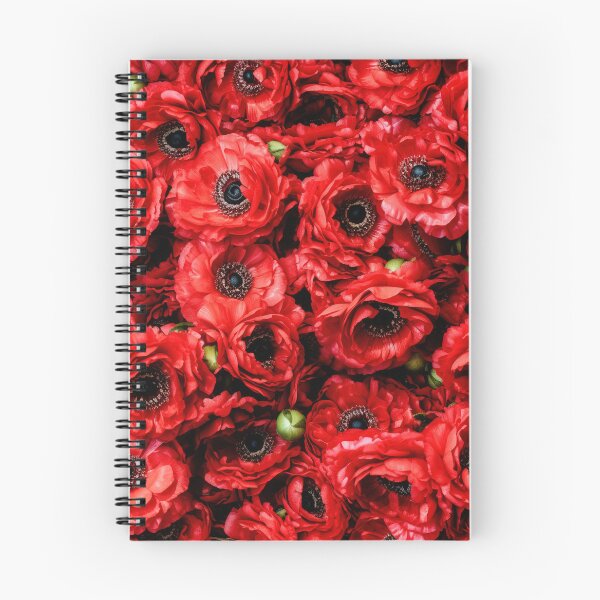 Item preview, Poppy Tile 29: Crimson Whispers in a Field of Silk, Black-Eyed Beauties in Sun-Kissed Tissue Paper. designed and sold by TheBrainArt.
