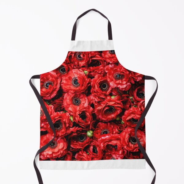 Item preview, Poppy Tile 29: Crimson Whispers in a Field of Silk, Black-Eyed Beauties in Sun-Kissed Tissue Paper. designed and sold by TheBrainArt.