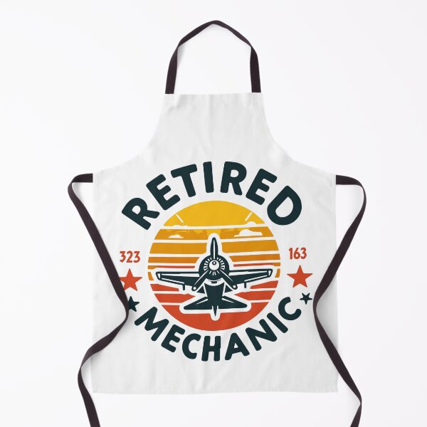 Item preview, retired mechanic retro gift for retirment day designed and sold by MommyVibeArts.