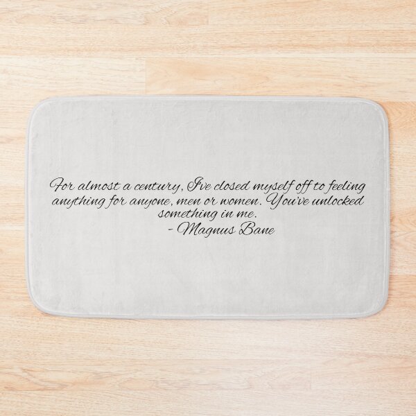 Item preview, Magnus Bane Quote - 6 designed and sold by BeCreativeArts.