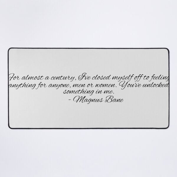 Item preview, Magnus Bane Quote - 6 designed and sold by BeCreativeArts.