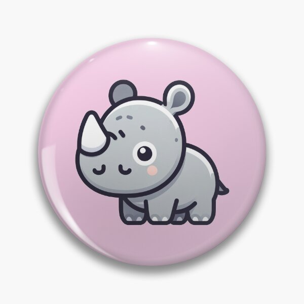 Item preview, Adorable Cartoon Rhino designed and sold by Alphaproject.