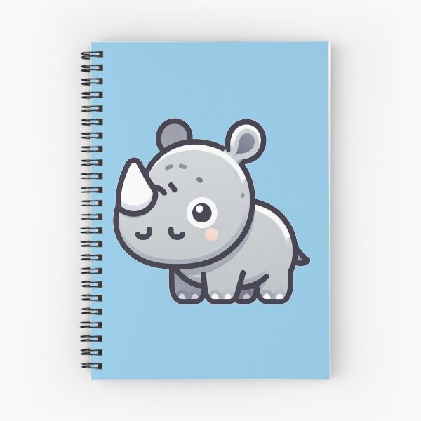 Item preview, Adorable Cartoon Rhino designed and sold by Alphaproject.
