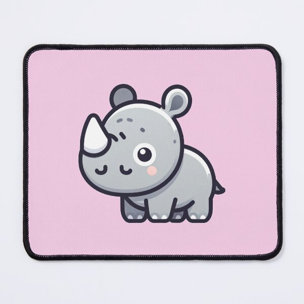 Item preview, Adorable Cartoon Rhino designed and sold by Alphaproject.