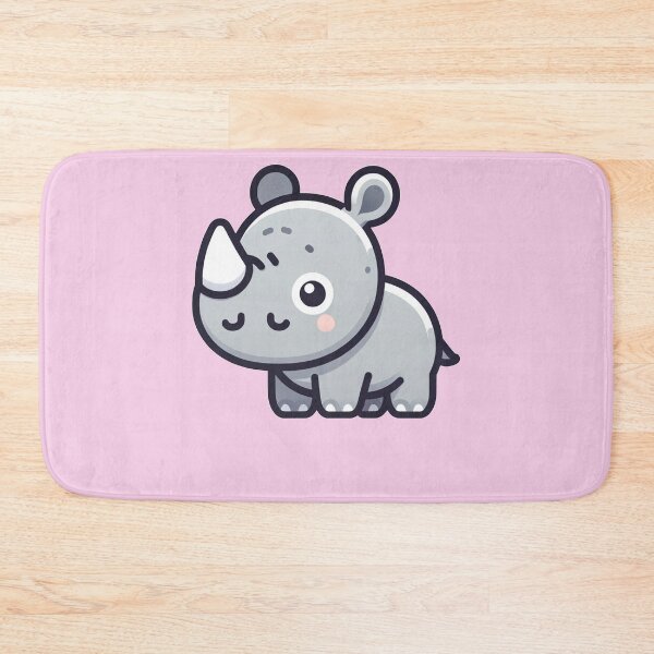 Item preview, Adorable Cartoon Rhino designed and sold by Alphaproject.