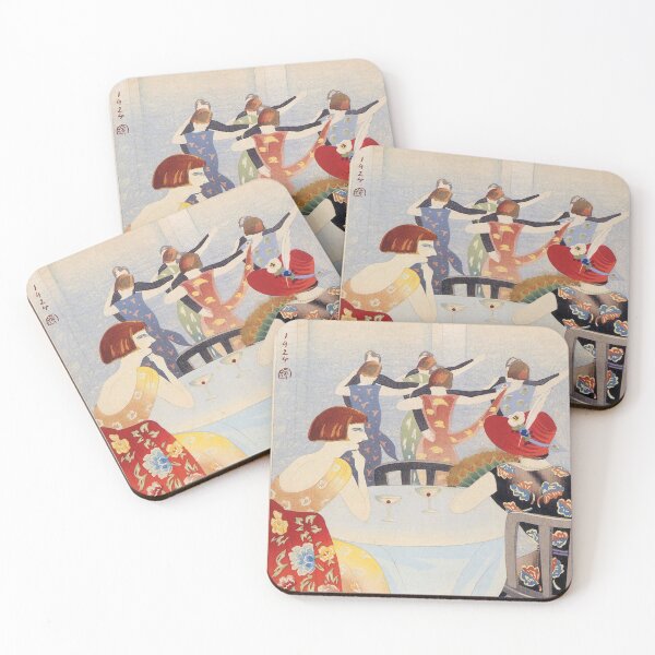 Item preview, Dancing at the New Carlton Café in Shanghai (1924), by Yamamura Koka (Toyonari). HIGH DEFINITION designed and sold by MINDTHECHERRY.