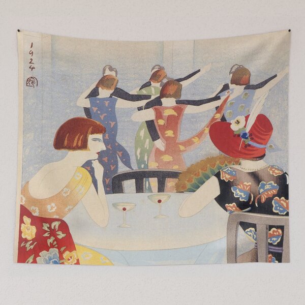 Item preview, Dancing at the New Carlton Café in Shanghai (1924), by Yamamura Koka (Toyonari). HIGH DEFINITION designed and sold by MINDTHECHERRY.