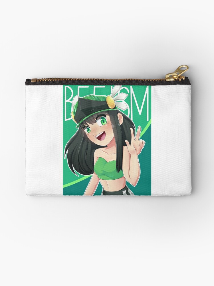 Beeism Zipper Pouch By Evilartist Redbubble - beeism roblox hair