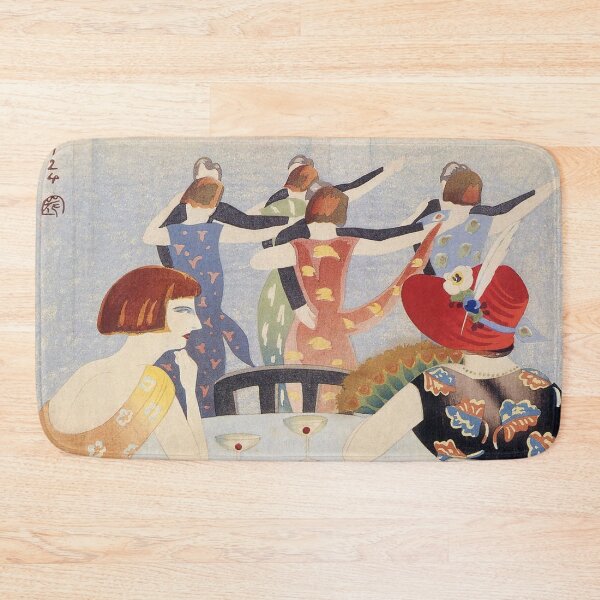 Item preview, Dancing at the New Carlton Café in Shanghai (1924), by Yamamura Koka (Toyonari). HIGH DEFINITION designed and sold by MINDTHECHERRY.