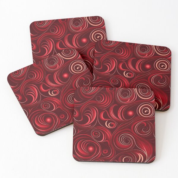 Item preview, MaroonEleganceSwirls designed and sold by hmadan.