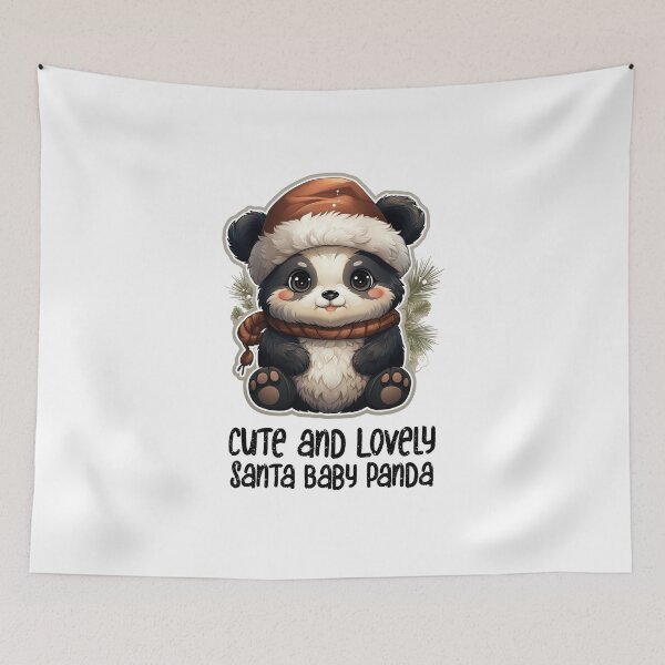 Item preview, Cute and Lovely Santa Panda- Christmas Santa Panda designed and sold by Mohammed Sohail Khan.