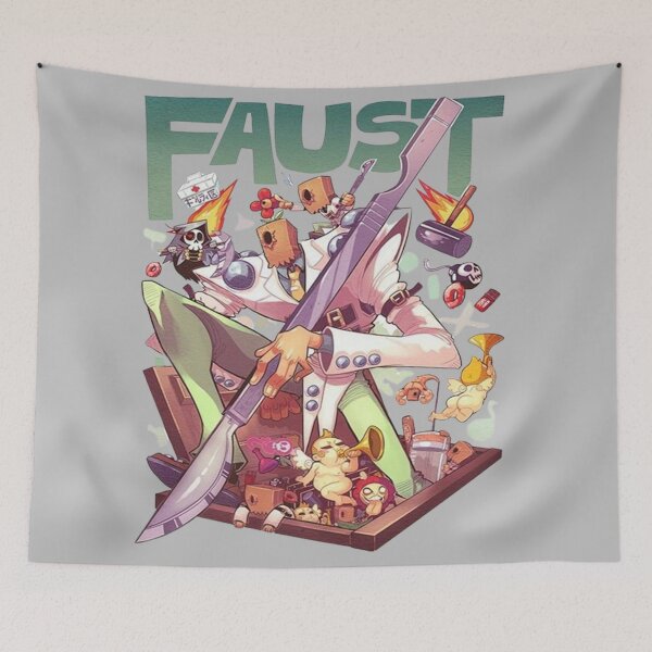Item preview, Faust - Guilty Gear designed and sold by Tee-thepeartree.