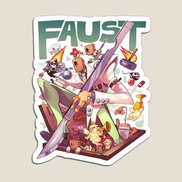 Item preview, Faust - Guilty Gear designed and sold by Tee-thepeartree.
