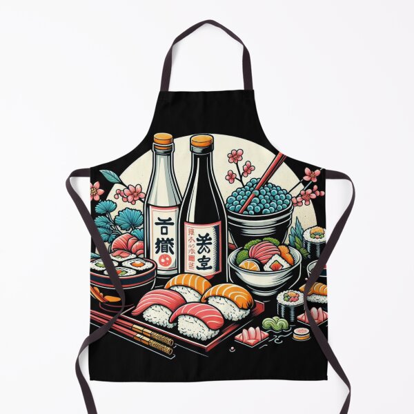 Item preview, Sushi & Sake Elegance - Artistic Japanese Cuisine designed and sold by Collin36.