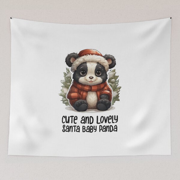 Item preview, Cute and Lovely Santa Panda- Christmas Santa Sweet Panda designed and sold by Mohammed Sohail Khan.