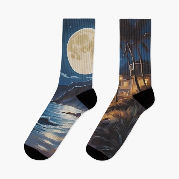 Item preview, Coastal Moonlit designed and sold by colorvisionart.