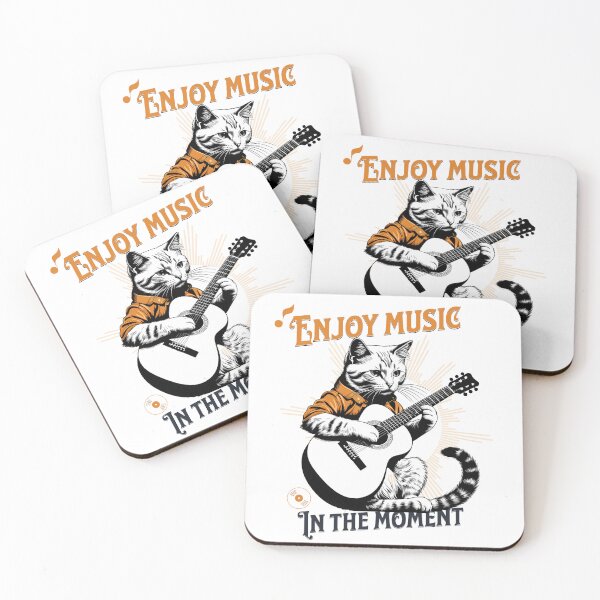 Item preview, Acoustic Cat: Vintage Melodies in Digital Art designed and sold by Artedig.