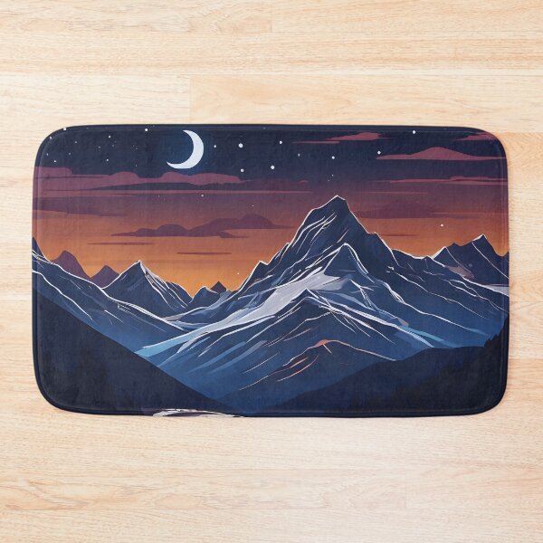Item preview, Mountain Drive at Night designed and sold by colorvisionart.