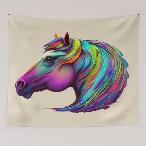 Item preview, Horse Watercolor Painting designed and sold by Firas Aljazzar.