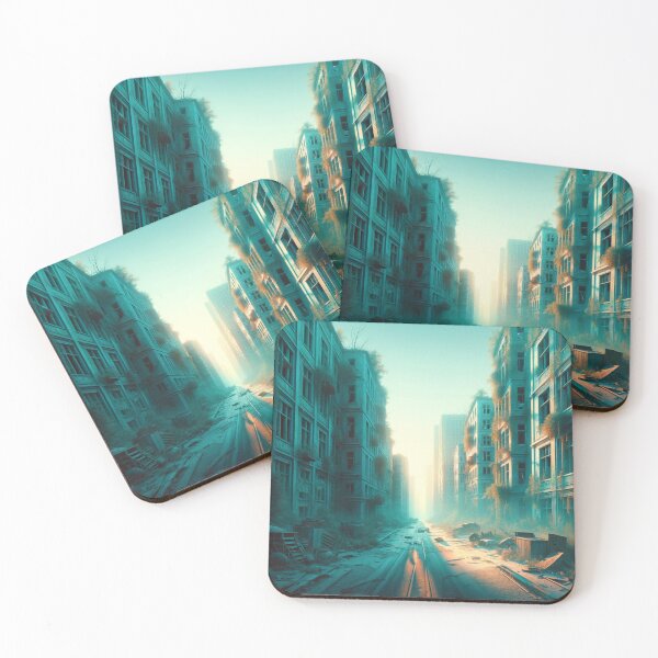 Item preview, Reverie of Ruins: A Glimpse into a Post-Apocalyptic World designed and sold by UrbainEcho.