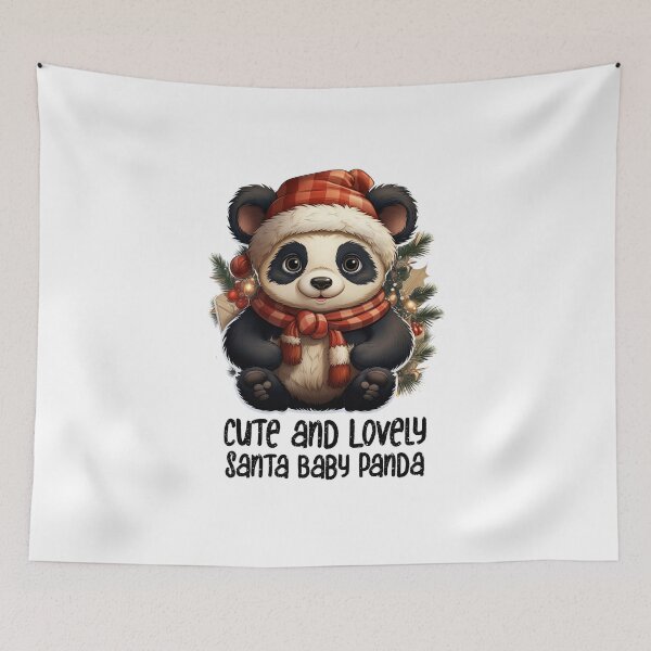 Item preview, Cute and Lovely Santa Panda- Christmas Santa Sweet Panda designed and sold by Mohammed Sohail Khan.