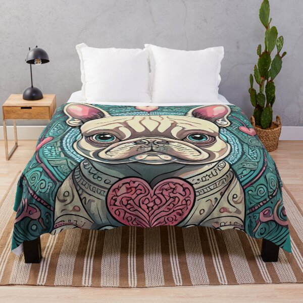 Item preview, Valentine's Day French Bulldog 2 designed and sold by Mandalahijo.