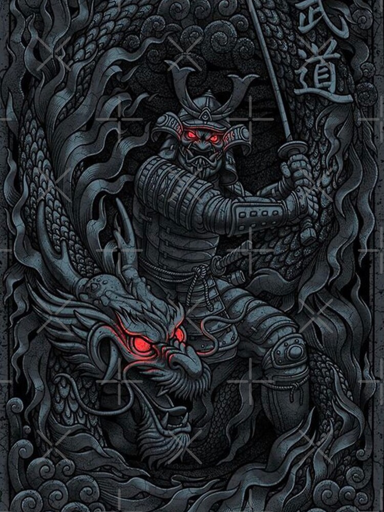 Disover Dragon Samurai Iphone Case