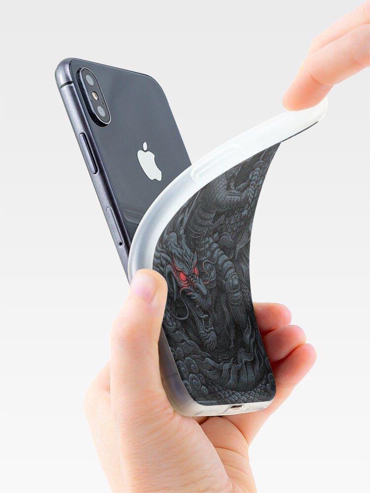 Alternate view of Dragon Samurai iPhone Case