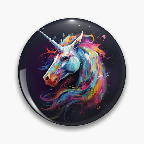 Item preview, Abstract art unicorn designed and sold by ganznice.