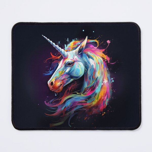 Item preview, Abstract art unicorn designed and sold by ganznice.