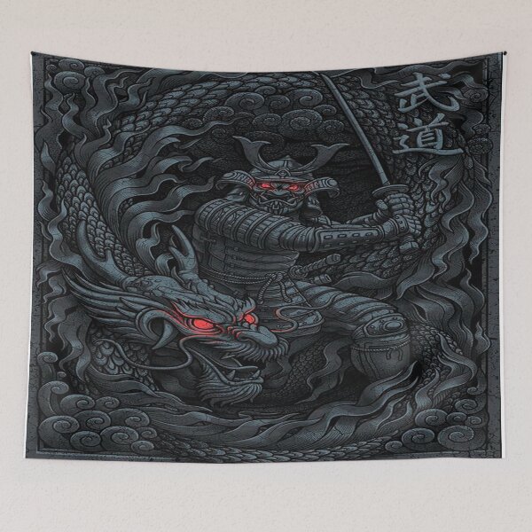 Item preview, Dragon Samurai designed and sold by leen12 Art Designs Prints.