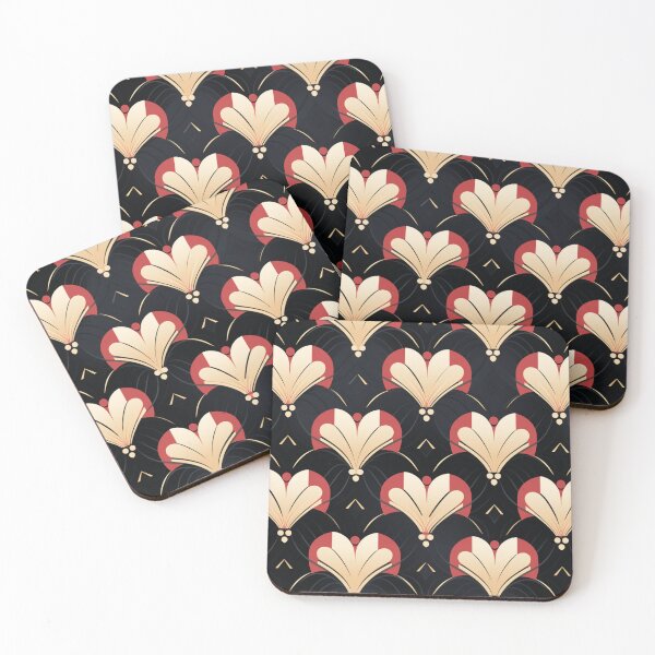 Item preview, Valentine's Day Art Deco Contrasting Heart Pattern designed and sold by AgathaZolastore.