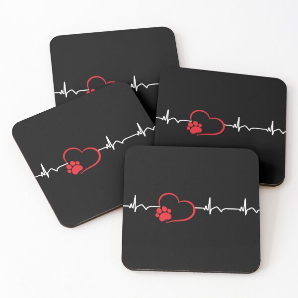 Item preview, Red Paw Heartbeat designed and sold by Coffee Lifestyle.