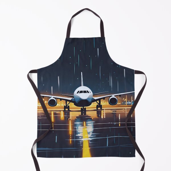 Item preview, Airplane Rainy Night Arrival designed and sold by colorvisionart.