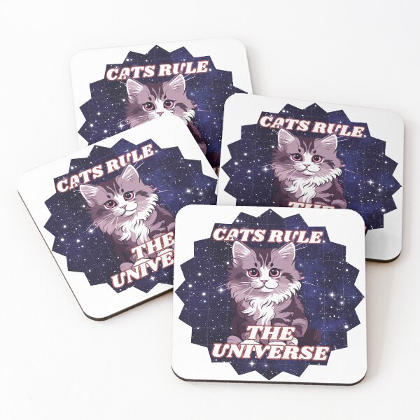 Aperçu de l'œuvre Les chats gouvernent l'univers créée et vendue par AstroLynx.