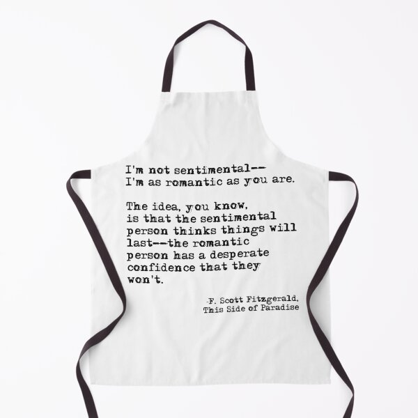 Item preview, The romantic person - F Scott Fitzgerald designed and sold by peggieprints.
