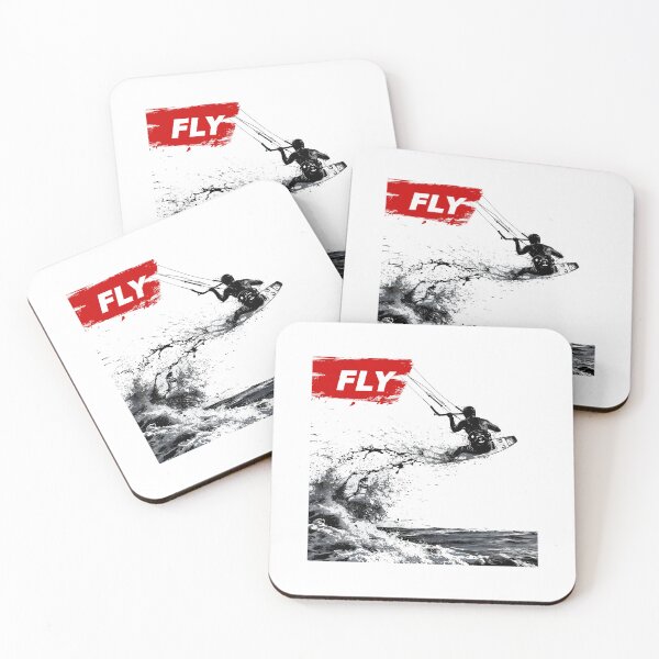 Item preview, Kitesurfista en una ola designed and sold by Mikakujumi.