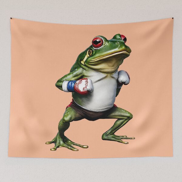 Item preview, Funky Frogs Boxing designed and sold by joyfulcow.