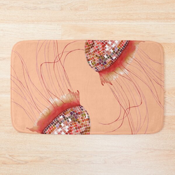 Item preview, Disco Jellyfish - Peach designed and sold by papierquarell.
