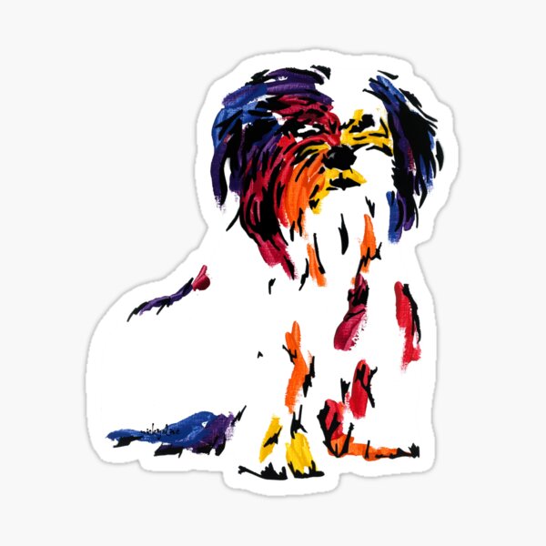 Mr Smith the Shitzhu *dark Sticker