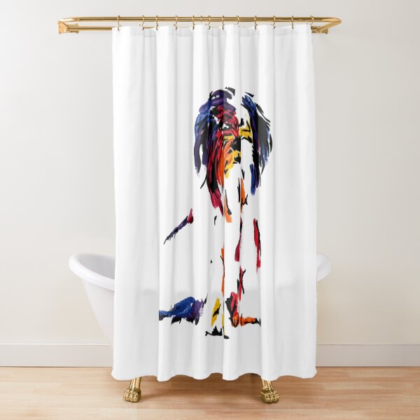 Mr Smith the Shitzhu *dark Shower Curtain