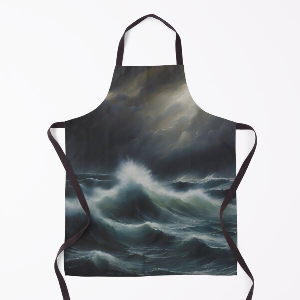 Item preview, Stormy Seascape Painting designed and sold by colorvisionart.