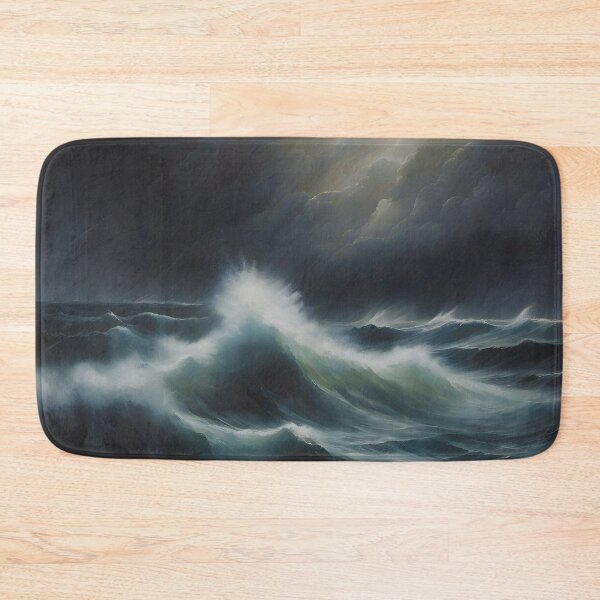Item preview, Stormy Seascape Painting designed and sold by colorvisionart.