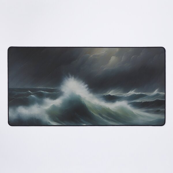 Item preview, Stormy Seascape Painting designed and sold by colorvisionart.