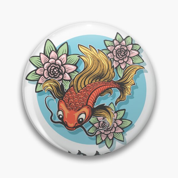 Item preview, Koi Fish Flowers designed and sold by Faissal Thomass.
