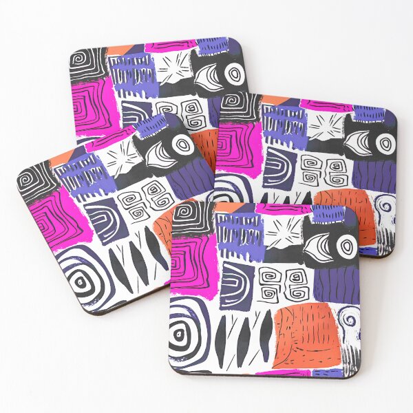 Item preview, Very abstract and whimsical pattern design designed and sold by randrdesign.